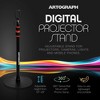 Artograph Height Adjustable Projector Stand, Art Monopod for Digital Projector, Camera, or Lights, Includes Cell Phone Holder for Smartphone - 2 of 4