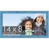 PosterPalooza | Photo Size Shabby Chic Blue Picture Frame - UV Acrylic, Foam Board Backing, Hanging Hardware - 2 of 4