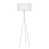 Elegant Lighting Cason 1 light Silver and White shade Floor lamp - 2 of 4
