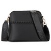 tote bag for womens purses and handbags for women black satchel bags 3pcs purse set gifts medium crossbody with guitar strap WG3-8321BK - 2 of 4