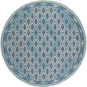 Courtyard CY8531 UV & Stain Resistant Non-Shedding Power Loomed Indoor/Outdoor Rugs - Safavieh - 1 of 3