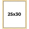 PosterPalooza | Simple Gold Picture Frame - UV Acrylic, Foam Board Backing, Hanging Hardware - 2 of 4
