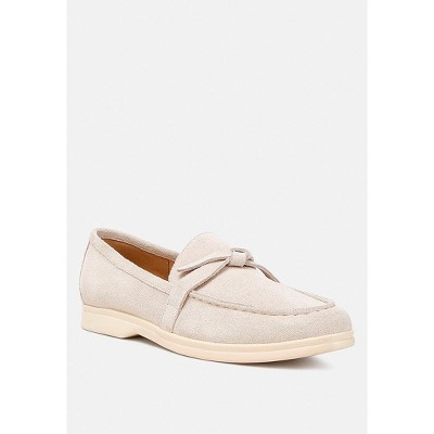 Nautica Suede Knot Detailed Womens Loafers