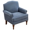 29.2" Chenille Accent Chair with Spring Cushion and Nailhead Trim - 4 of 4