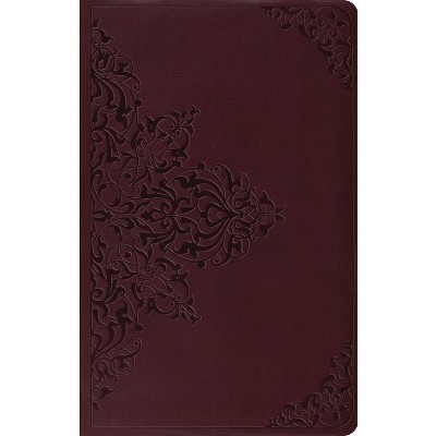 Premium Gift Bible-ESV-Filigree Design - (Leather Bound)