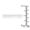 Slickblue Women’s 0.27ct CZ Pave Set Band Ring, 14k Gold / Rhodium, Classic Clear Stone Design, Size 5-10 - 3 of 4