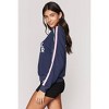 Women's Stripe Malibu Crew Neck Graphic Print Sweatshirt - SPIRITUAL GANGSTER - 3 of 3