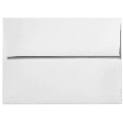 LUX A2 Invitation Envelopes with Peel & Press 4.375"x5.75" Bright White FE4570-05-250