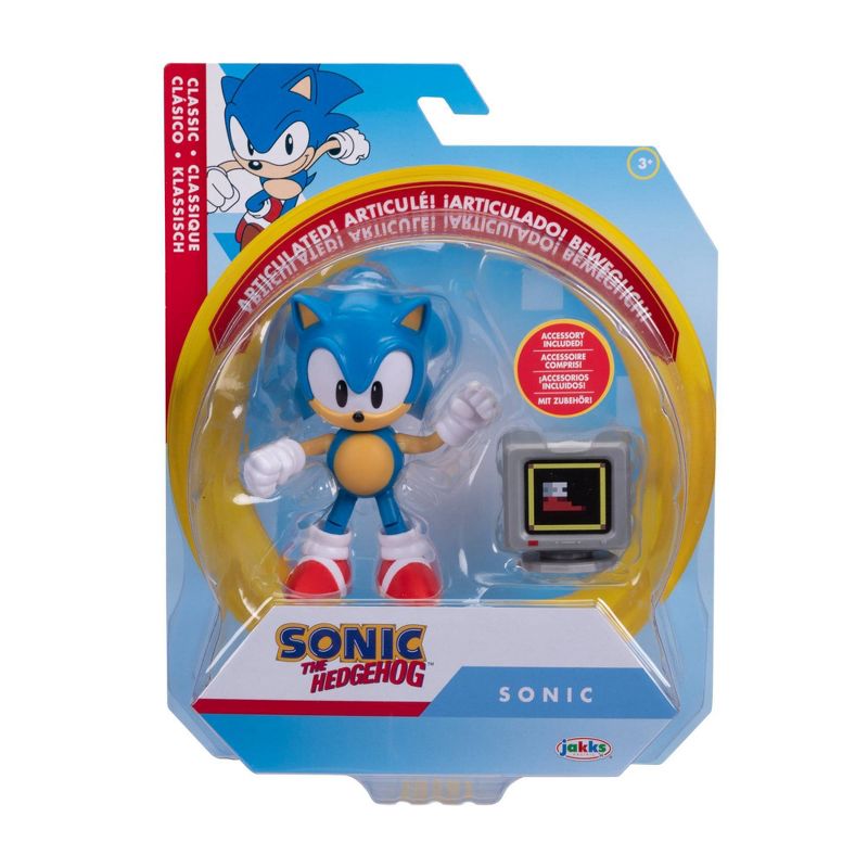 Sonic the Hedgehog Classic Action Figure with Monitor Accessory, 2 of 8