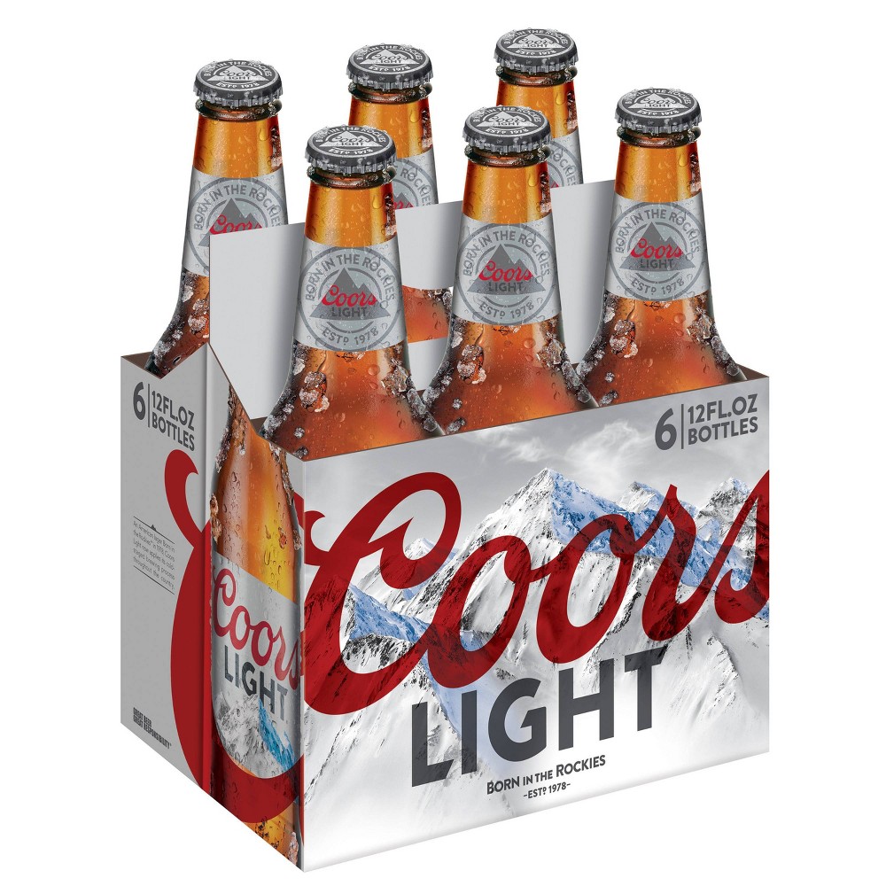UPC 071990300050 Coors Light Beer Bottles 12 oz, 6 pk