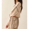 Women's Stitch Perfect Cropped Blanket Stitch Sweater - PROMESA - 2 of 4