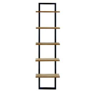 VIP Wood 34 in. Brown Five Tiered Wall Mounted Shelf - 1 of 4