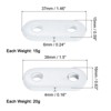 Unique Bargains Home Office Hotel Windproof Curtain Tablecloth Weights White - 2 of 4
