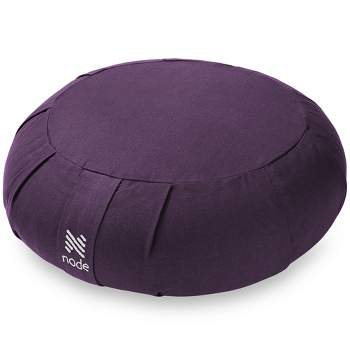 Node Fitness Zafu Meditation Cushion, 15" Round Yoga Pillow