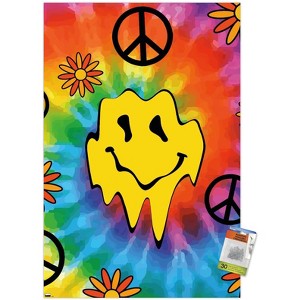 Trends International Groovy Melting Smile Face Unframed Wall Poster Prints - 1 of 4