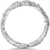 Pompeii3 3/4ct Diamond Infinity Eternity Ring 14K White Gold - 2 of 4