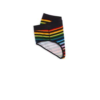 Tomboyx Hipster Underwear, Cotton Stretch Comfortable, Size Inclusive,  (3xs-6x) Black Rainbow Unhip-blkrb-1-xl : Target