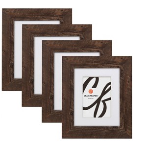 Craig Frames American Barn Picture Frame, Matted, Set of 4 - 1 of 3