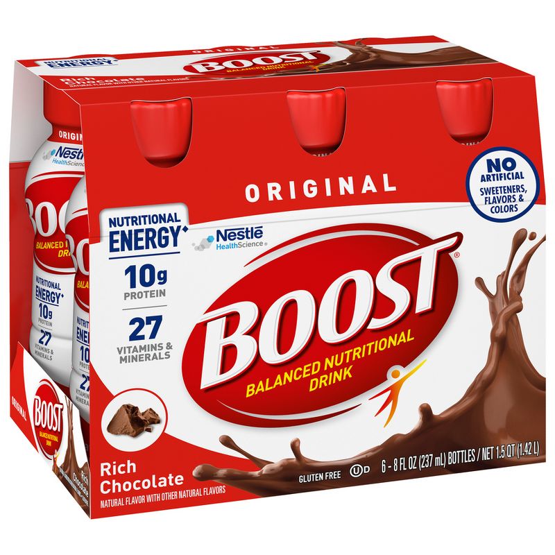 Boost Original Nutritional Shake - Chocolate - 6pk, 3 of 7