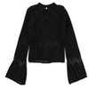 bar III Womens Pleated Knit Blouse - 2 of 2