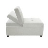 NicBex Couches for Living Room Modern Armless Convertible Sofa Bed Upholstered Hidden Pull-out Couch for Apartment - 3 of 4