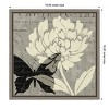Amanti Art Natural Prints I (floral butterfly) by Daphne Brissonnet Canvas Wall Art Print Framed 16-in. x 16-in. - 4 of 4