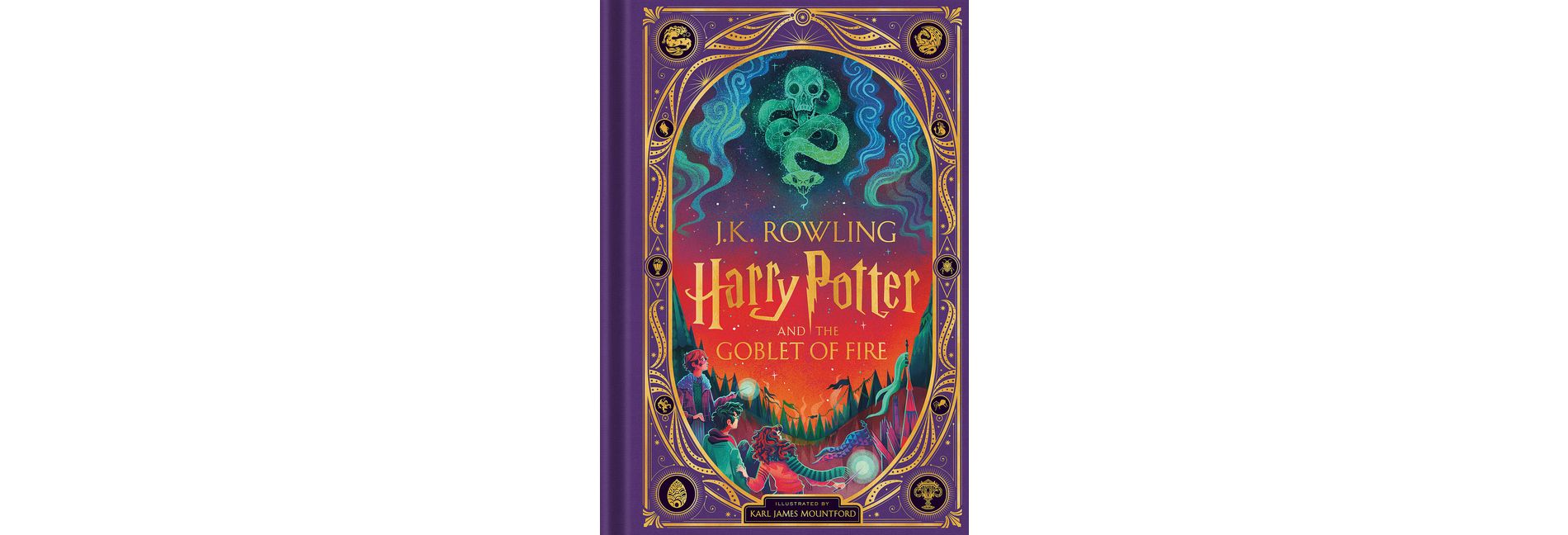 Harry Potter and the Goblet of Fire (Harry Potter, Book 4) (Interactive Illustrated Edition) - by  J K Rowling (Hardcover)
