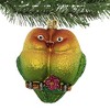 Old World Christmas 4.0 Inch Lovebirds Parrots Lifelong Love Tree Ornaments - 2 of 3