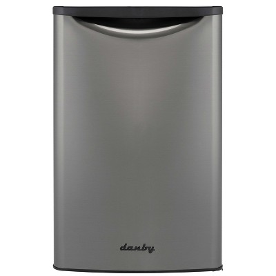 Danby 4.4 cu. ft. Contemporary Classic Compact Refrigerator in Black Stainless Steel Look DCR044A4BBSL