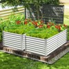 Tangkula 2 PCS Raised Garden Bed Large Metal Planter Box Kit for Vegetable Herb 6' x 3' x 2' - 2 of 4