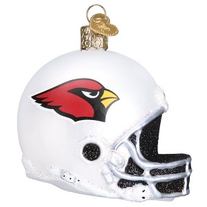 Old World Christmas Blown Glass Ornament for Christmas Tree, Arizona Cardinals Helmet - 1 of 3