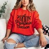 Simply Sage Market Women's Graphic Sweatshirt Checkered Pumpkin Season Cursive - 2 of 4