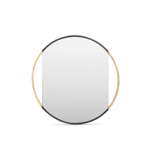 Park Hill Collection Clark Round Geo Mirror Small - 1 of 2