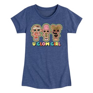 Girls' - LOL Surprise! - U Glow Girl Fitted Short Sleeve Graphic T-Shirt - 1 of 4
