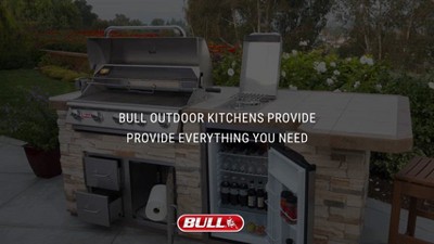 Bull 37.8" Stainless Steel Double Access Doors for Grill Island