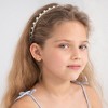 Girls' Clear 4 Prong CZ Solitaire Screw Back 14k Gold Earrings - In Season Jewelry - 2 of 4