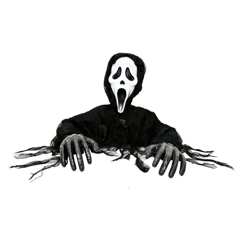 Funworld Ghost Face 12 Inch Grave Breaker Halloween Decor, 1 of 3