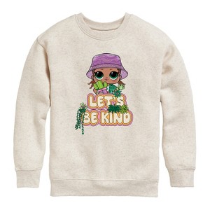 Boys' - LOL Surprise! - Let's Be Kind Plants Graphic Long Sleeve Fleece Sweatshirt - 1 of 4