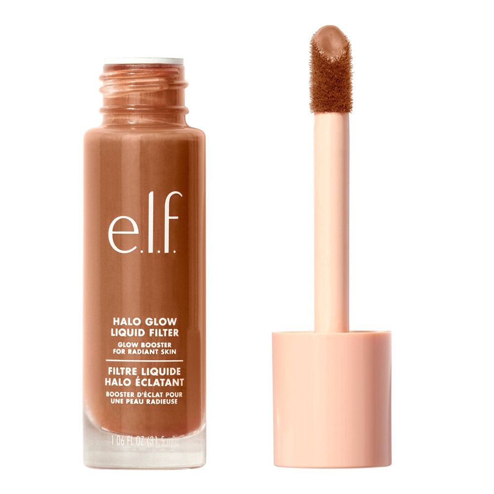 Photos - Face Powder / Blush ELF e.l.f. Halo Glow Liquid Filter Highlighter - 6 Tan/Deep - 1.06 fl oz 