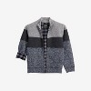 X RAY Boy's Full Zip Mock Neck Sweater With Fleece Lining - 3 of 3