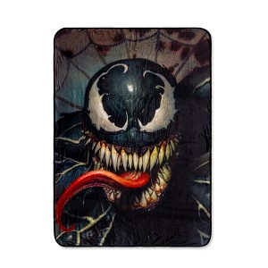 Surreal Entertainment Marvel Venom Fleece Throw Blanket | 45 x 60 Inches - 1 of 4