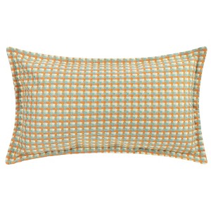 Unique Bargains Retro Decorative Invisible Zipper Plaid Throw Pillow Covers With Pattern 1 Pc - 1 of 4