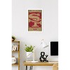 Trends International NFL San Francisco 49ers - Logo 25 Framed Wall Poster Prints - 2 of 4