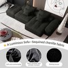 Whisen Chenille Fabric Cushion Sofa & Modular Sectional Sofa with 4 Pillows and 3 Seats, Modern Oversized Comfort for Family Living - 3 of 4