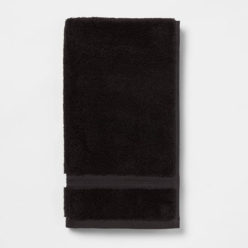 Antimicrobial Oversized Bath Towel Black - Threshold™ in 2023