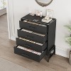 Dresser for Bedroom, Tall Dresser with 4 Drawers ,Drawer with Storage Freestanding, Closet Storage Chest for Living Room, Bedroom, Entryway - 2 of 4