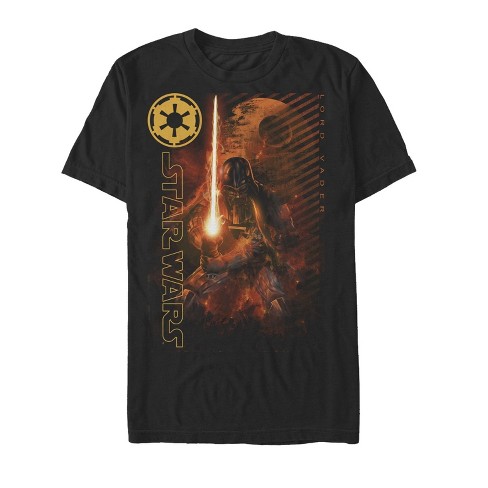 Men's Star Wars Darth Vader Smoke T-shirt - Black - 3x Large : Target