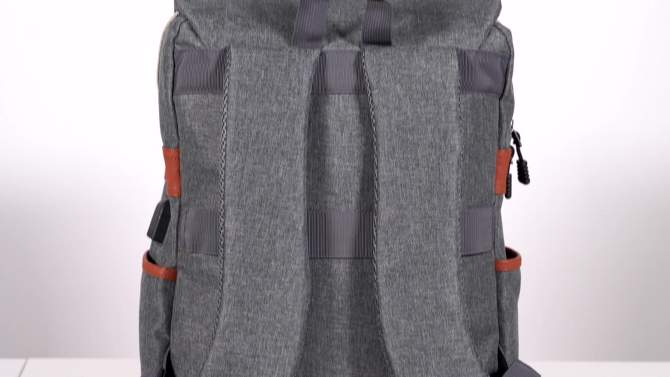 Rockland Heritage USB Laptop Backpack, 2 of 12, play video