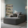 Chaise Lounge Chair Indoor, Plush Corduroy Cloud Couch, Fluffy Oversized Sofa Bed for Bedroom Living Room, Boneless Reading Longue Chair Black 44.29 - 2 of 4