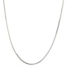 Black Bow Jewelry 1.65mm, Sterling Silver Octagon Solid Snake Chain Anklet or Bracelet - 2 of 4